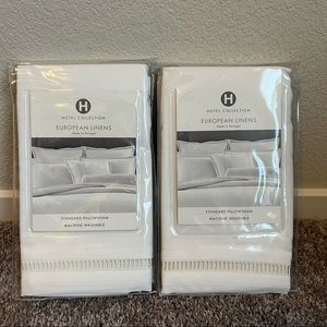 HOTEL COLLECTION European Linens Standard Shams Set of 2